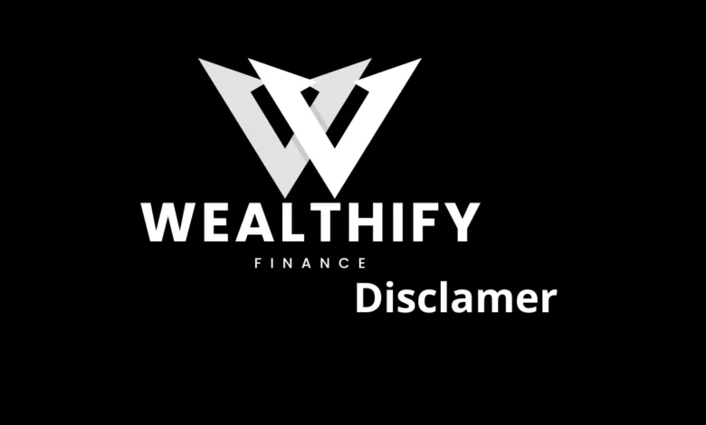 Wealthify finance disclaimer